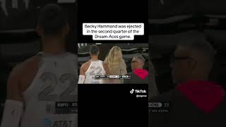 #lasvegasaces #beckyhammon #ejected #wnba
