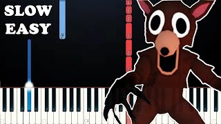 99 Nights in the Forest - NEW ENDING THEME (SLOW EASY PIANO TUTORIAL)