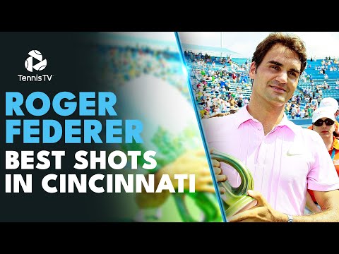 Roger Federer: Best Ever Shots In Cincinnati! ⚡️