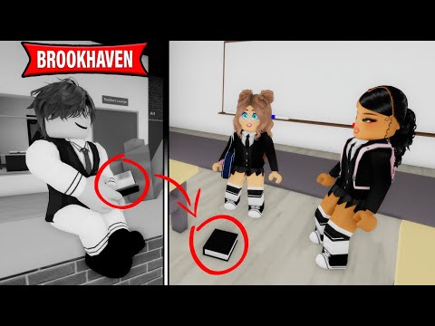 UNE ÉLÈVE DÉCOUVRE LES SECRETS D'UN GARÇON DU PASSÉ sur BROOKHAVEN RP ! ROBLOX FR