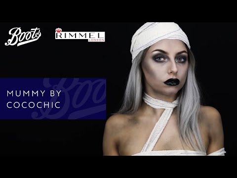 boots.com & Boots Discount Code video: Halloween Make-up Tutorial | Mummy by CocoChic | Boots X Rimmel | Boots UK