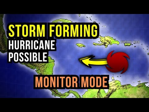 Hurricane in the Caribbean Possible…