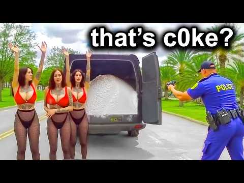 Most Suspicious Drug Mules Caught on Police Dashcam