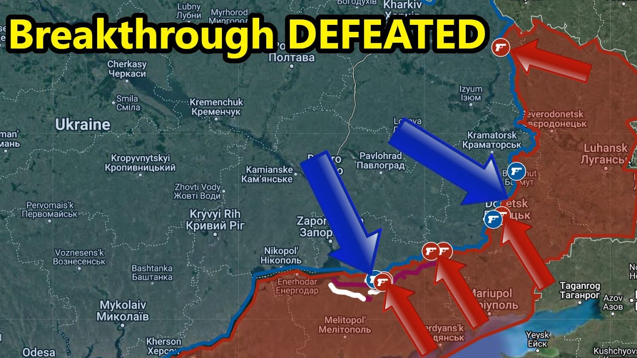 Russian Counterattack Defeats Ukrainian Breakthrough
