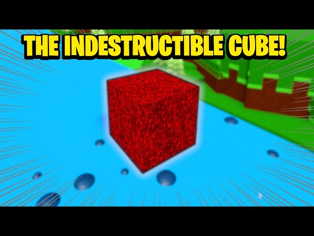 The Indestructible Cube! In Build A Boat For Treasure In Roblox