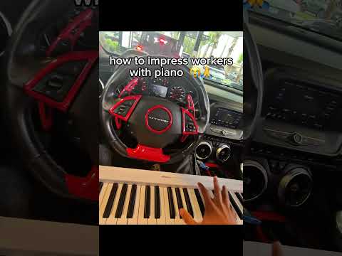 how to impress workers with piano in drive thru ๐ญ๐