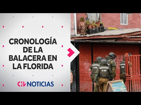 LA CRONOLOGÍA de la balacera en La Florida Carabineros heridos un