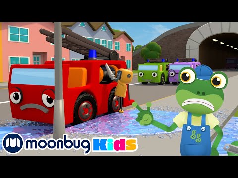 Gecko's Garage Songs | 5 Little Firetrucks Song | Nursery Rhymes & Kids Songs | Vehicle Song
