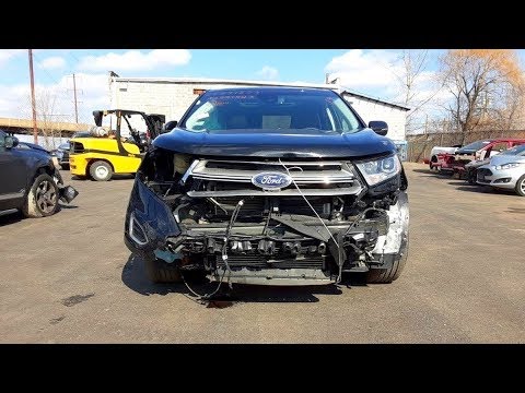 Ford Edge Titanium. Лобовой с неожиданными повреждениями.