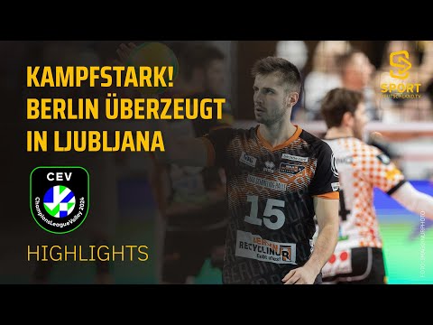 ACH Volley LJUBLJANA vs. BERLIN Recycling Volleys | Highlights - CL Männer | SDTV