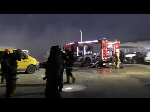 Пустомитівський район: вогнеборці ліквідували пожежу в одноповерховій шлакоблочній будівлі
