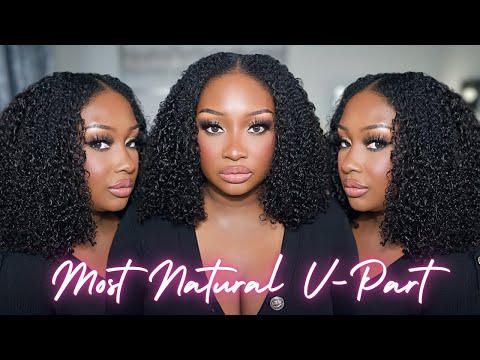 The Most Natural V Part Wig For All My Type 4 Girls ft CurlyMe Hair