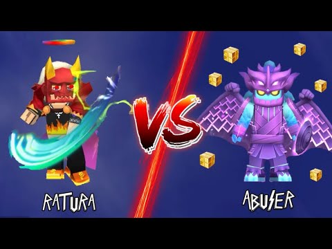 Ratura Vs Abuser In Bedwars!! - Its so hard🤯😖 (Blockman Go)