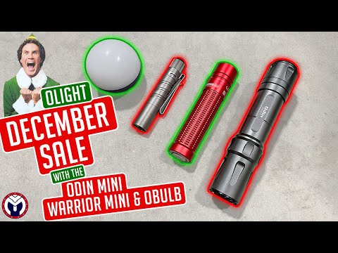 OLIGHT December Sale | Odin Mini, Warrior Mini, & Obulb