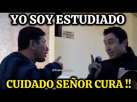 🚨JOVEN PROTESTANTE Sube de Tono El DEBATE con el Padre Luis Toro😱 YO SOY ESTUDIADO CURA‼️