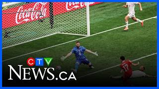 YouTube video thumbnail: Electric Atmosphere in Toronto as Canada Took on Switzerland