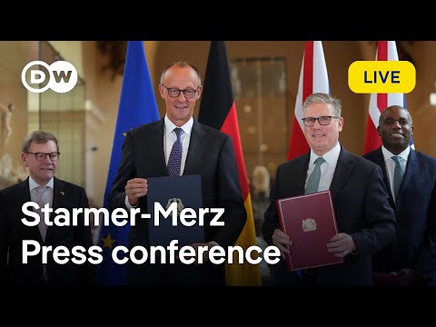 LIVE: Starmer and Merz discuss sending weapons to Ukraine | DW News