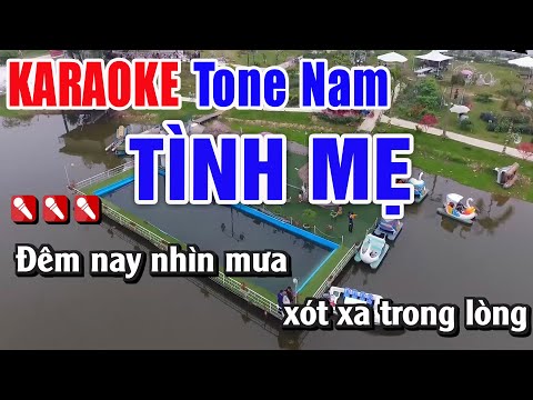 Tình Mẹ Karaoke Tone Nam – Nhạc Sống Thanh Ngân