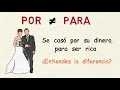 Mastering the Use of Por and Para in Spanish