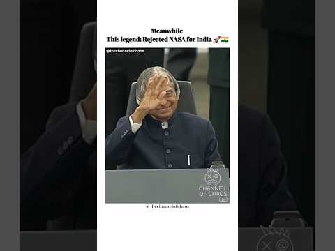 They dream of Nasa...He told NASA,  'No.' 🇮🇳💥#nasa #apj #apjabdulkalamquotes #national #missileman