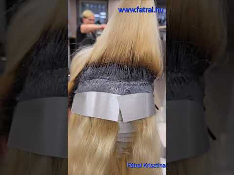 Otthon szőkített haj, színkorrekció