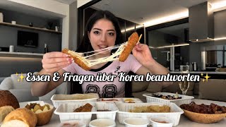 Essen & Fragen über Korea beantworten✨🦋