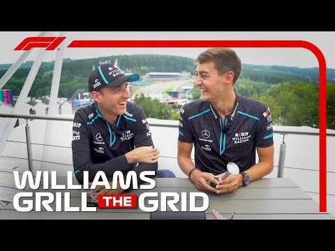 Williams' Robert Kubica And George Russell! | Grill the Grid 2019