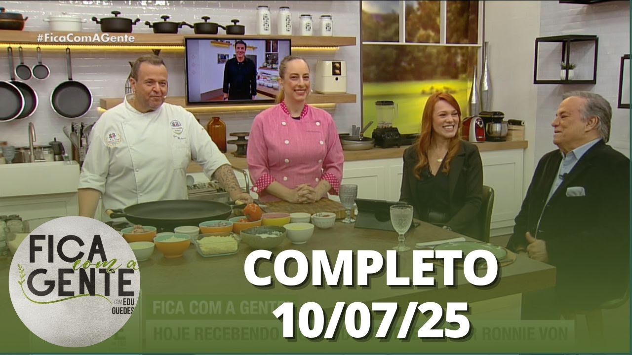 Fica com a Gente Papo especial com Ronnie Von Receitas e mais 100725 | Completo