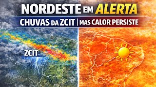 🌦️ Nordeste em Alerta: chuvas da ZCIT, mas calor persiste | 09 a 12/02