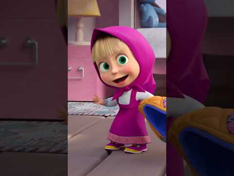 Knock-knock, who's there? 🦔🩷 #MyCutiePatootie #MashaAndTheBear #Shorts #cartoonforkids #kids