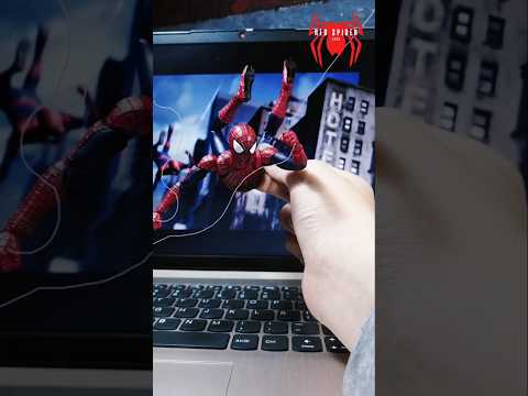 Otro intento de recrear el balanceo de TASM2 #redspider1938 #spiderman  #stopmotion #handmotion