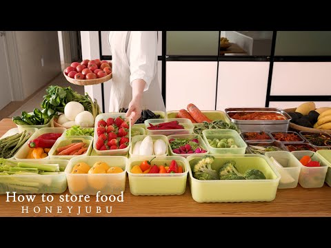 살림 초보를 위한 냉장고 정리 정돈 / 제철 채소와 과일 신선 보관법, 밥도둑 밑반찬 만들기 / 락앤락 스마트킵 프레쉬