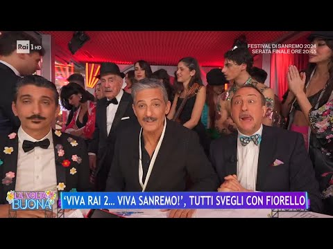 "Viva Rai 2... Viva Sanremo!", tutti svegli con Fiorello - La Volta Buona 10/02/2024