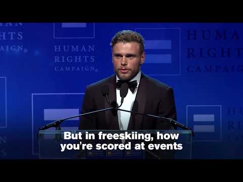 Gus Kenworthy Receives the HRC Visibility Award