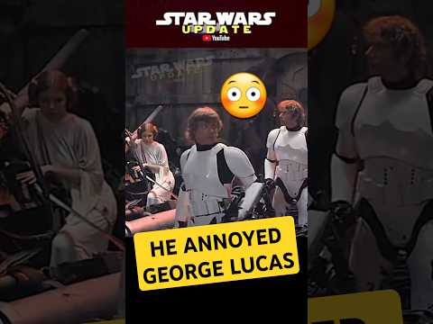 Mark Hamill ANNOYED George Lucas. #starwars #shorts