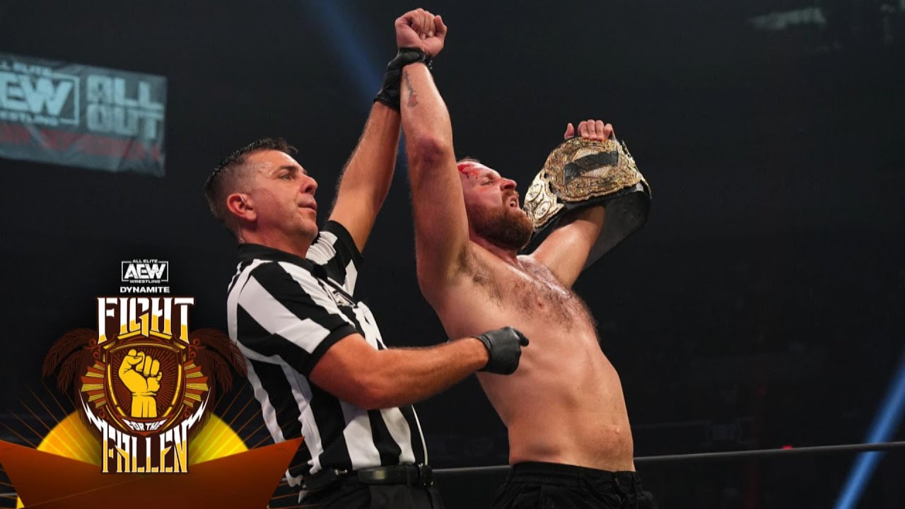 Jon Moxley Retains the AEW Interim World Championship over Rush | AEW Fight for the Fallen, 7/27/22￼