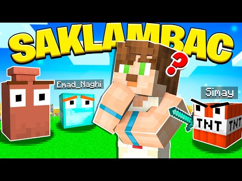 Minecraft’ta BLOKLARA Dönüşüp Saklandık!