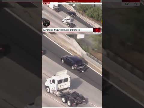 Arrestan a un conductor sospechoso de asesinato tras persecución en el sur de Los Ángeles