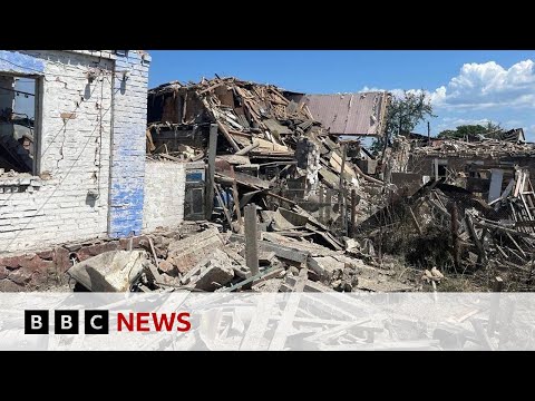 Ukraine war: Missile and drone strikes as African leaders visit Kyiv - BBC News
