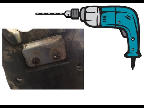 How to Drill Out Rusted or Stripped Brake Screws on Micro Mini and Maxi