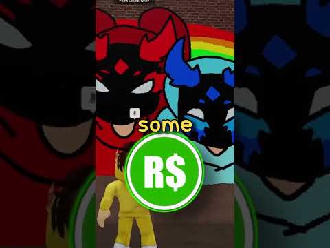 I Copied My Twin Sisters ART... THEY GOT MAD! #roblox #shorts