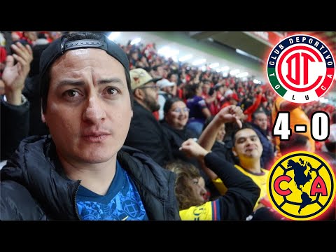 ¡GOLEADOS Y HUMILLADOS! Desde el Estadio Toluca 4-0 América