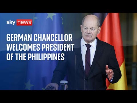 Watch live: German Chancellor welcomes President of The Philippines with military honours in Berlin