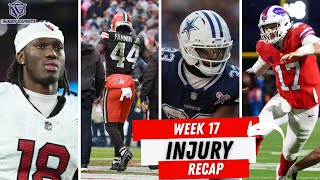 2025 NFL Season | Week 17 Injury Recap