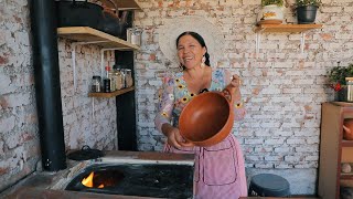 Hagamos TACOS mexicanos🇲🇽 en mi cocina a leña en el campo🔥