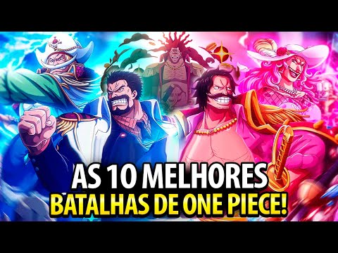 AS 10 MELHORES LUTAS DE ONE PIECE!!! (que nunca vimos)