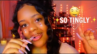 ASMR Braiding Your Hair + Hair Clip Trigger 🌸✨(Tingle Overload 🫶🏽)