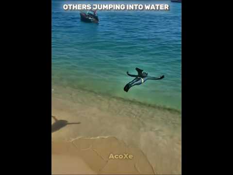 Others jumping into water💀