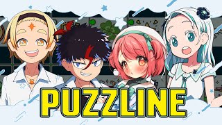 【Puzzline】はじめての！わちゃわちゃカードゲーム!?【花丸ちよ / 羽渦ミウネル / 善額サンパロー / 未知又バトヤ】