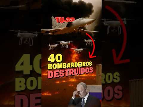 Ucrânia Destruiu 40 Aviões Russos com Drones de $500! Bilhões em Prejuízo